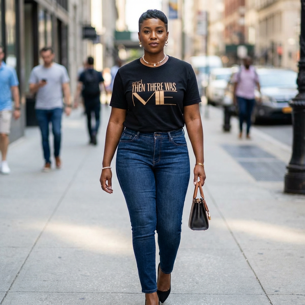 Then There Was Me Unisex Tee | Bold Self-Confidence Statement Shirt | Inspirational Success Graphic T-Shirt