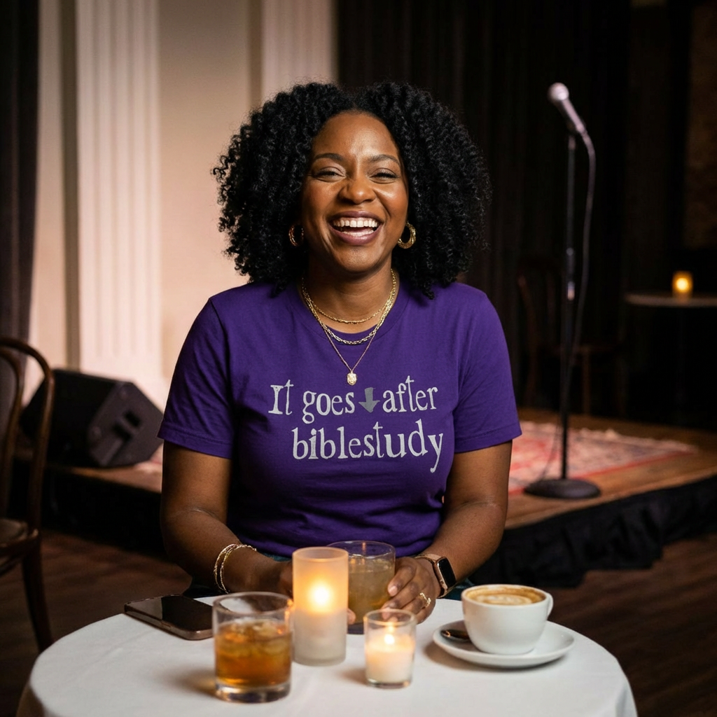 It Goes Down After Bible Study Tee – Faith, Love & Date Night Humor